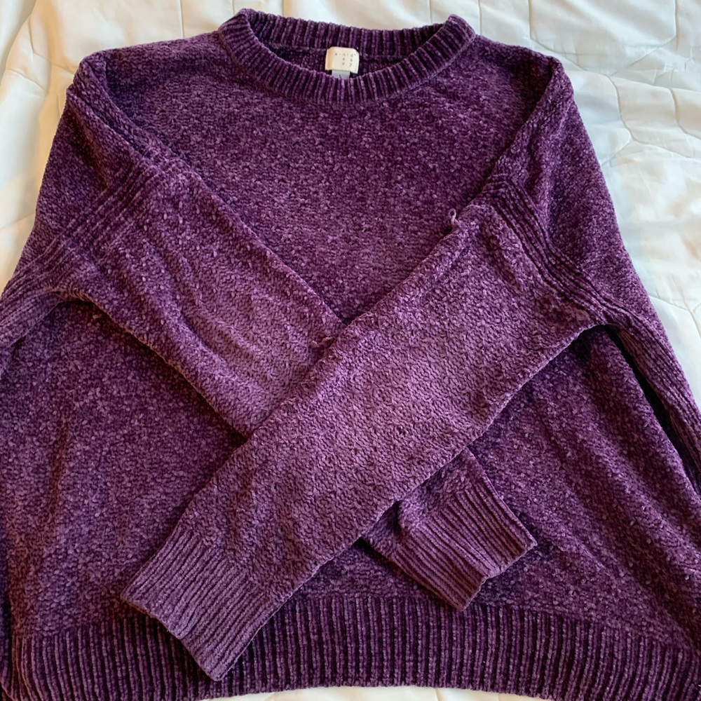 A New Day soft purple sweater